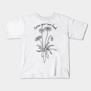 Grow your own food Murnong Kids T-Shirt